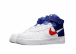 נעלי נייק-Nike air force 1 high WHITE-BLUE-RED