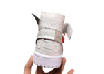 נעלי נייק-Nike air force 1 high WHITE-ORANGE
