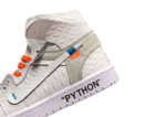 נעלי נייק-Nike air force 1 high WHITE-ORANGE