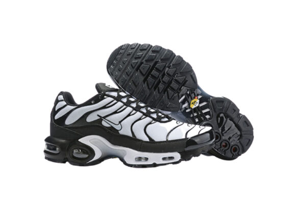 נעלי נייק-NIKE AIR MAX PLUS TN-LIGHT GRAY-BLACK