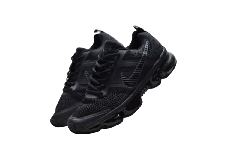 נעלי נייק-NIKE AIR VAPROMAX 2019 - BLACK – תמונה 2