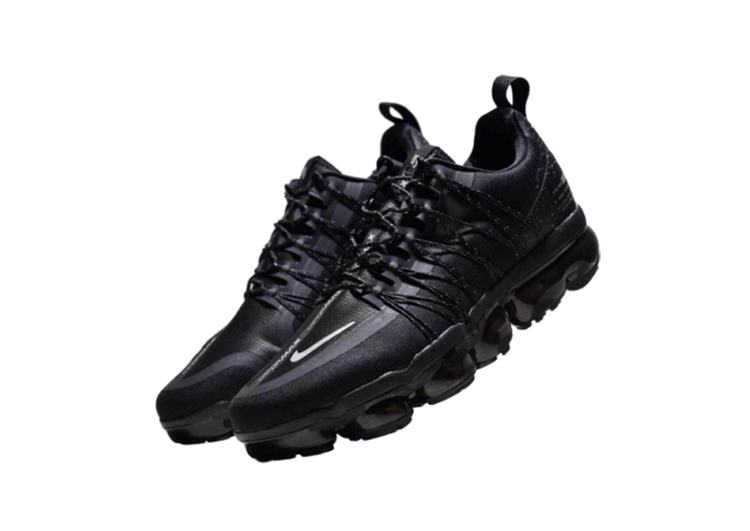 נעלי נייק-NIKE AIR VAPROMAX 2019 - BLACK - LOGO WHITE – תמונה 4