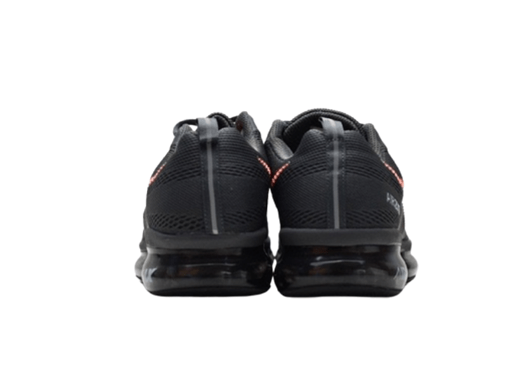 נעלי נייק-NIKE AIR VAPROMAX 2019 - BLACK - ORG - WHITE LOGO – תמונה 4