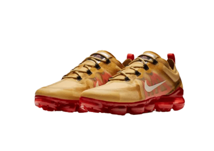 נעלי נייק-NIKE AIR VAPROMAX 2019 - CALICO-RED-WHTIE LOGO – תמונה 2