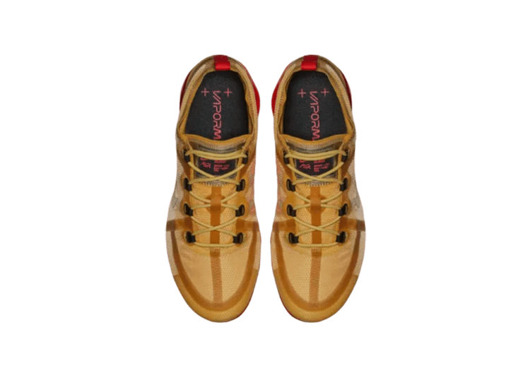 נעלי נייק-NIKE AIR VAPROMAX 2019 - CALICO-RED-WHTIE LOGO – תמונה 3