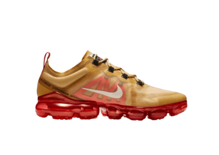 נעלי נייק-NIKE AIR VAPROMAX 2019 - CALICO-RED-WHTIE LOGO – תמונה 4