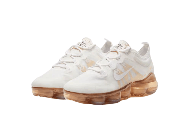 נעלי נייק-NIKE AIR VAPROMAX 2019 - CIGAR-WHITE LOGO – תמונה 2