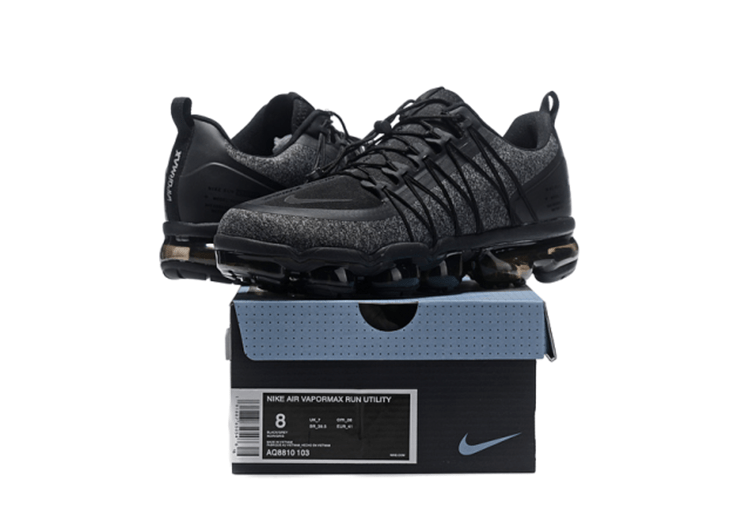 נעלי נייק-NIKE AIR VAPROMAX 2019 - DARK GRAY - BLACK – תמונה 3