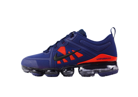 נעלי נייק-NIKE AIR VAPROMAX 2019 - DARK_BLUE - RED