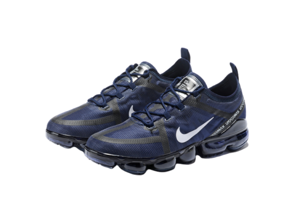 נעלי נייק-NIKE AIR VAPROMAX 2019 - NAVE BLUE-WHITE LOGO