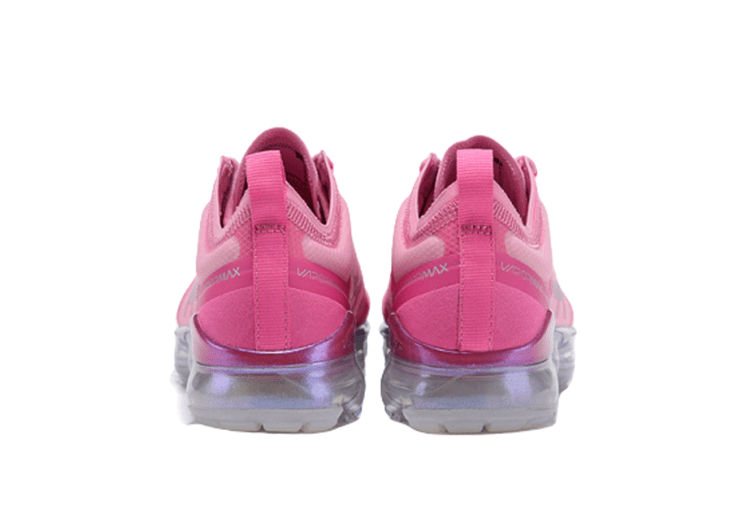נעלי נייק-NIKE AIR VAPROMAX 2019 - PINK-WHITE LOGO – תמונה 4