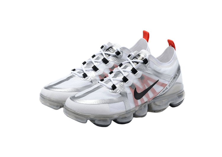 נעלי נייק-NIKE AIR VAPROMAX 2019 - SILVER-BLACK-WHITE – תמונה 2