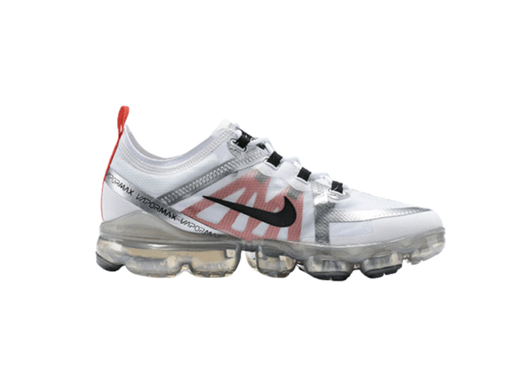 נעלי נייק-NIKE AIR VAPROMAX 2019 - SILVER-BLACK-WHITE – תמונה 4
