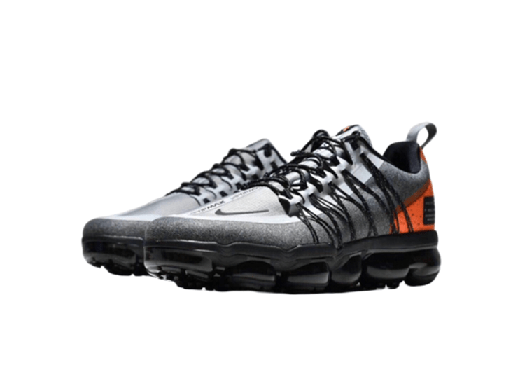 נעלי נייק-NIKE AIR VAPROMAX 2019 - WHITE - GRAY - ORG – תמונה 6