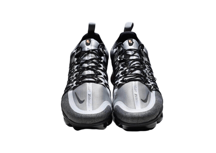 נעלי נייק-NIKE AIR VAPROMAX 2019 - WHITE - GRAY - ORG – תמונה 4
