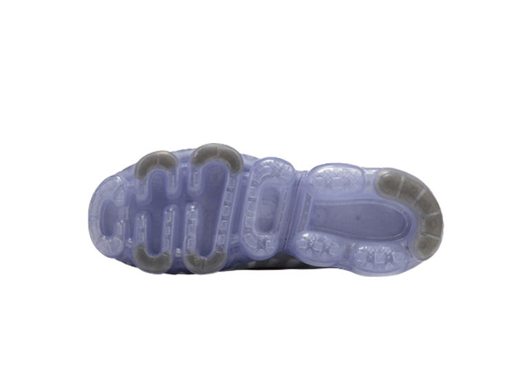 נעלי נייק-NIKE AIR VAPROMAX 2019 - WHITE-GRAY-RED LOGO – תמונה 3