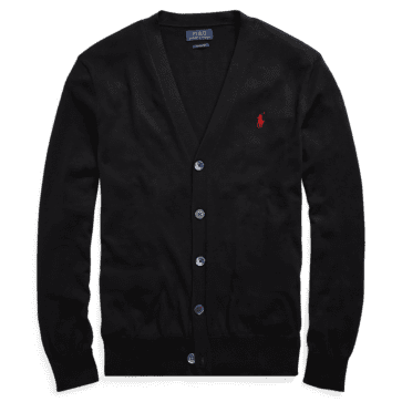 ראלף לורן-RL SWETER JACKET MEN'S BLACK