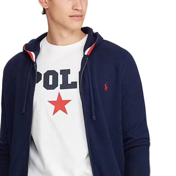 ראלף לורן-RL MEN’S JACKET HOODIES BLUE