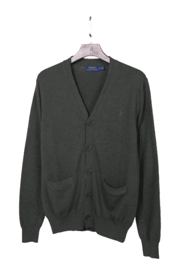 ראלף לורן-RL SWETER JACKET MEN'S DARK GREY