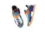 נעלי אדידס-ADIDAS Human Race Running Shoes – Skay-Blue - Purple - ORG