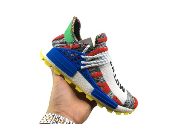 נעלי אדידס-ADIDAS Human Race Running Shoes –Navy Blue-Persian Red