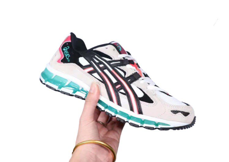 נעלי אסיקס-ASICS - Beige & Green – תמונה 5