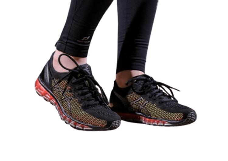 נעלי אסיקס-ASICS - Black & Green – תמונה 5