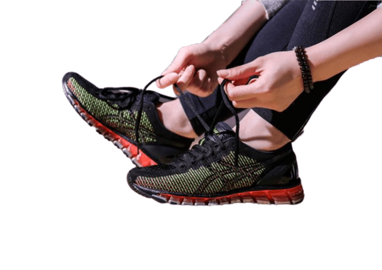 נעלי אסיקס-ASICS - Black & Green – תמונה 6