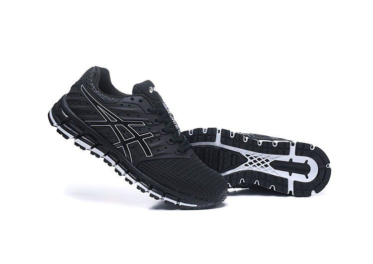 נעלי אסיקס-ASICS - Black & White Border – תמונה 3