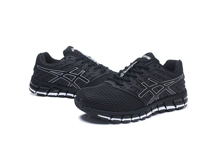 נעלי אסיקס-ASICS - Black & White Border – תמונה 5