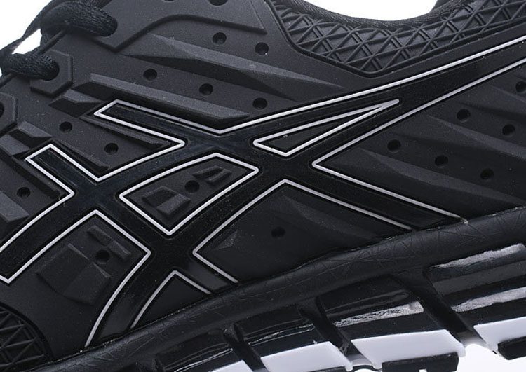 נעלי אסיקס-ASICS - Black & White Border – תמונה 6