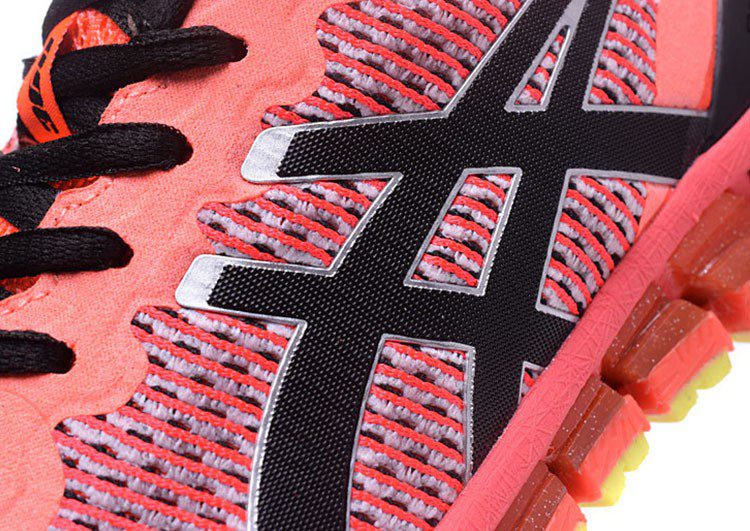 נעלי אסיקס-ASICS - Coral Pink Black – תמונה 10