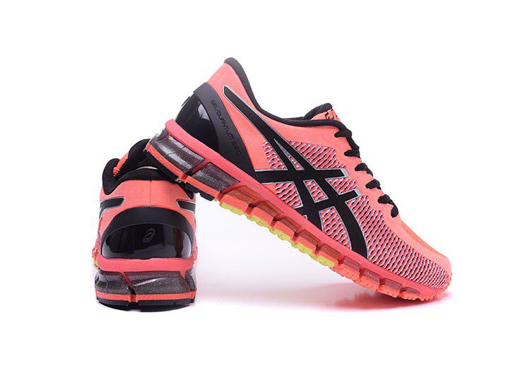 נעלי אסיקס-ASICS - Coral Pink Black – תמונה 4