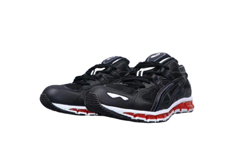 נעלי אסיקס-ASICS - GEL-KAYANO - Black Red – תמונה 3