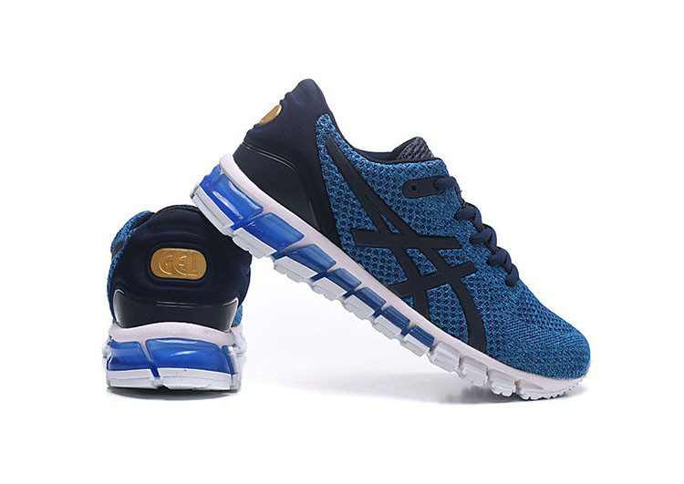 נעלי אסיקס-ASICS - KNIT 2 - Blue & White – תמונה 4