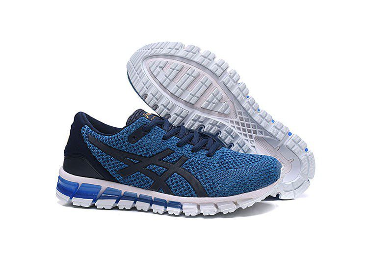 נעלי אסיקס-ASICS - KNIT 2 - Blue & White – תמונה 6