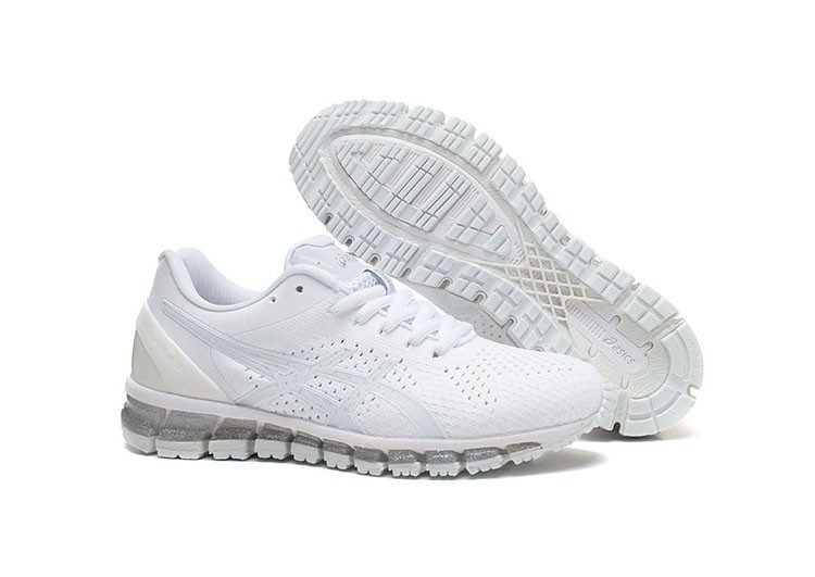 נעלי אסיקס-ASICS - KNIT 2 - Full White – תמונה 3