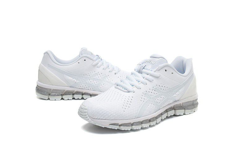 נעלי אסיקס-ASICS - KNIT 2 - Full White – תמונה 2