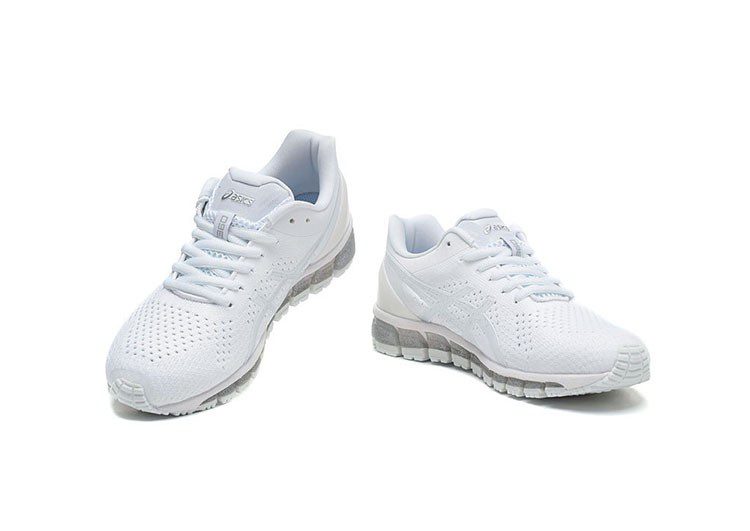 נעלי אסיקס-ASICS - KNIT 2 - Full White – תמונה 5