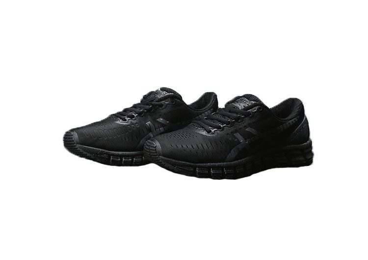נעלי אסיקס-ASICS - Mesh - Black - Dark Border – תמונה 3