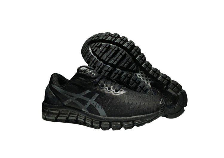 נעלי אסיקס-ASICS - Mesh - Black - Dark Border – תמונה 4