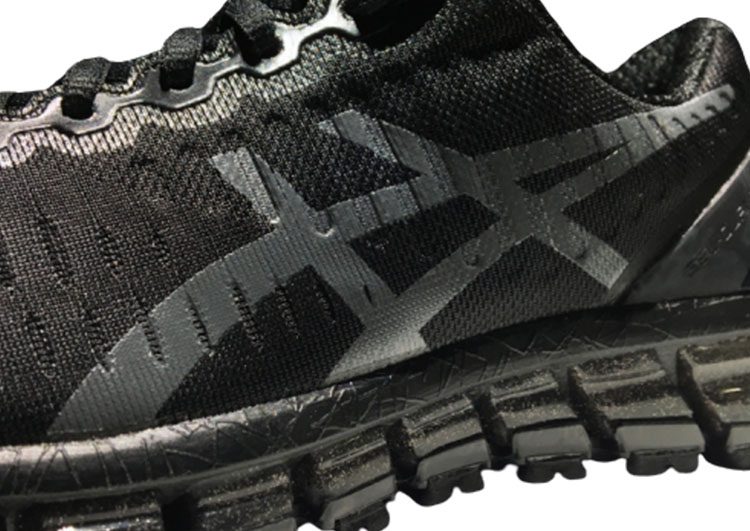נעלי אסיקס-ASICS - Mesh - Black - Dark Border – תמונה 10
