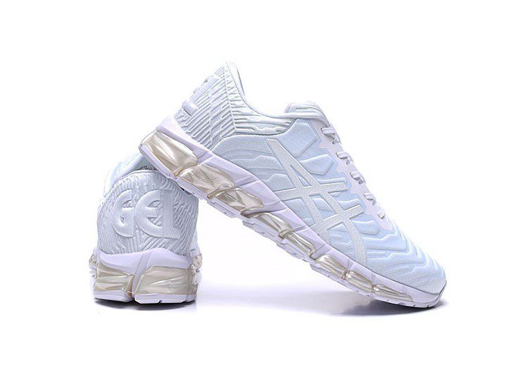 נעלי אסיקס-ASICS - QUANTUM - All White – תמונה 4