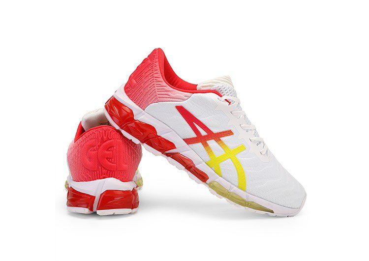 נעלי אסיקס-ASICS - QUANTUM - White - Powder – תמונה 7