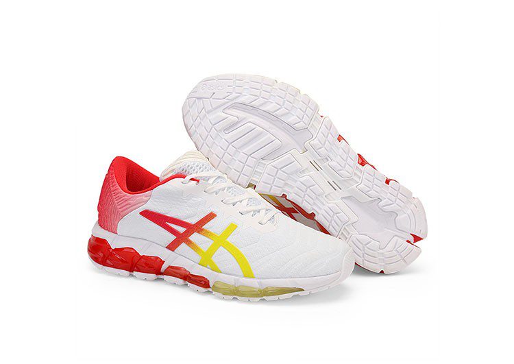 נעלי אסיקס-ASICS - QUANTUM - White - Powder – תמונה 8
