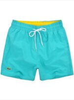 לקוסט-LACOSTE SWIM BEACH MEN - Aquamarine Blue