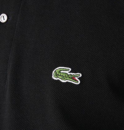 לקוסט-LACSOTE TSHIRT MEN'S POLO SHORT - Black