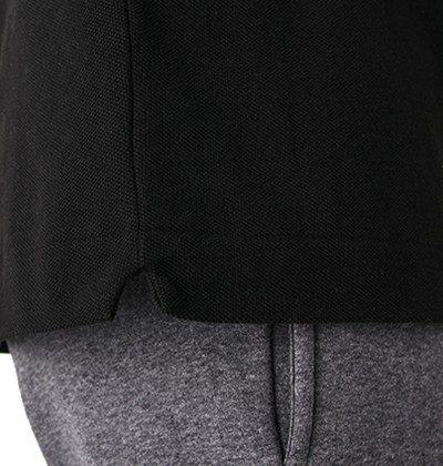 לקוסט-LACSOTE TSHIRT MEN'S POLO SHORT - Black