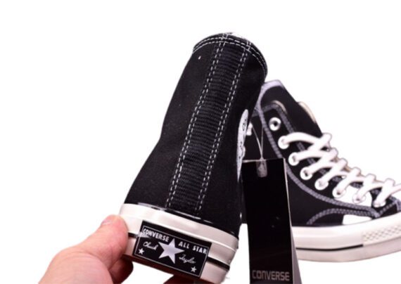 נעלי אולסטאר קונברס-Converse - Melanzane-White