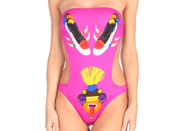 DSQUARED2 BIKINI WOMEN-Pink & Yellow